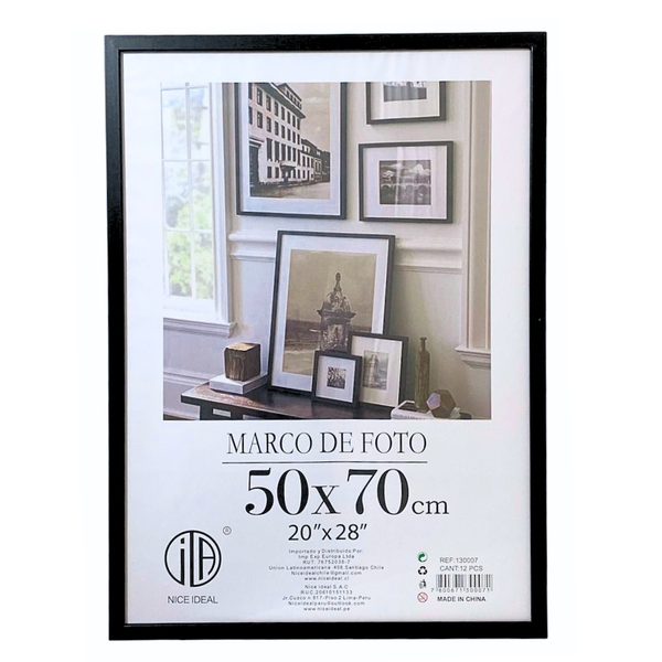 Marco Para Foto 50x70 Cm Cuadro Portarretrato Decorativo
