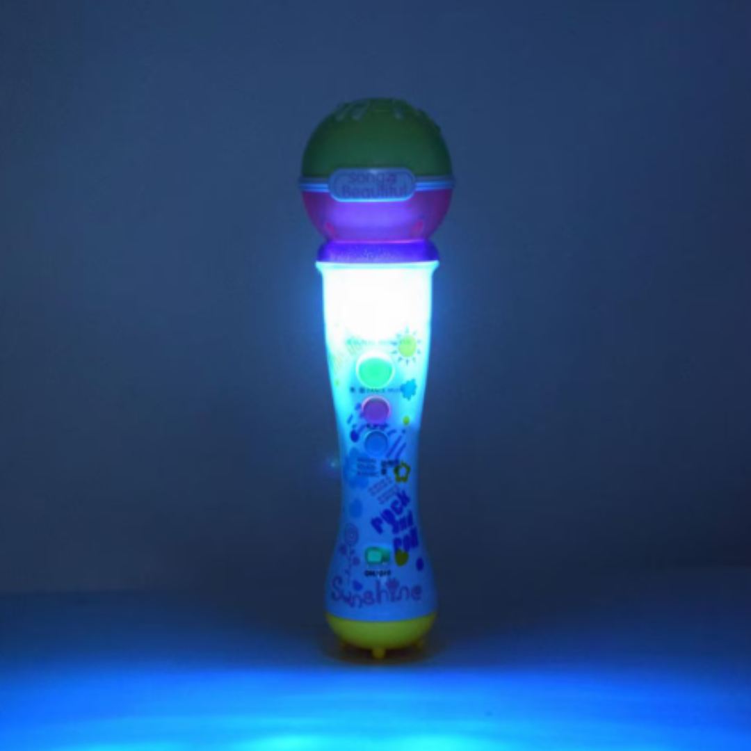 Micrófono Juguete Karaoke Infantil Con Canciones Y Luces