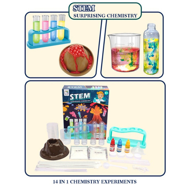 Juguete Experimentos Para Niños Química Ciencias 14 En 1