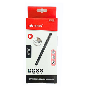 Caja 12 Lápices Tinta Gel 100% Borrable Cuaderno Inteligente