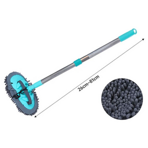 Trapero Microfibra Mopa Limpieza Mango Extensible Acero Inox