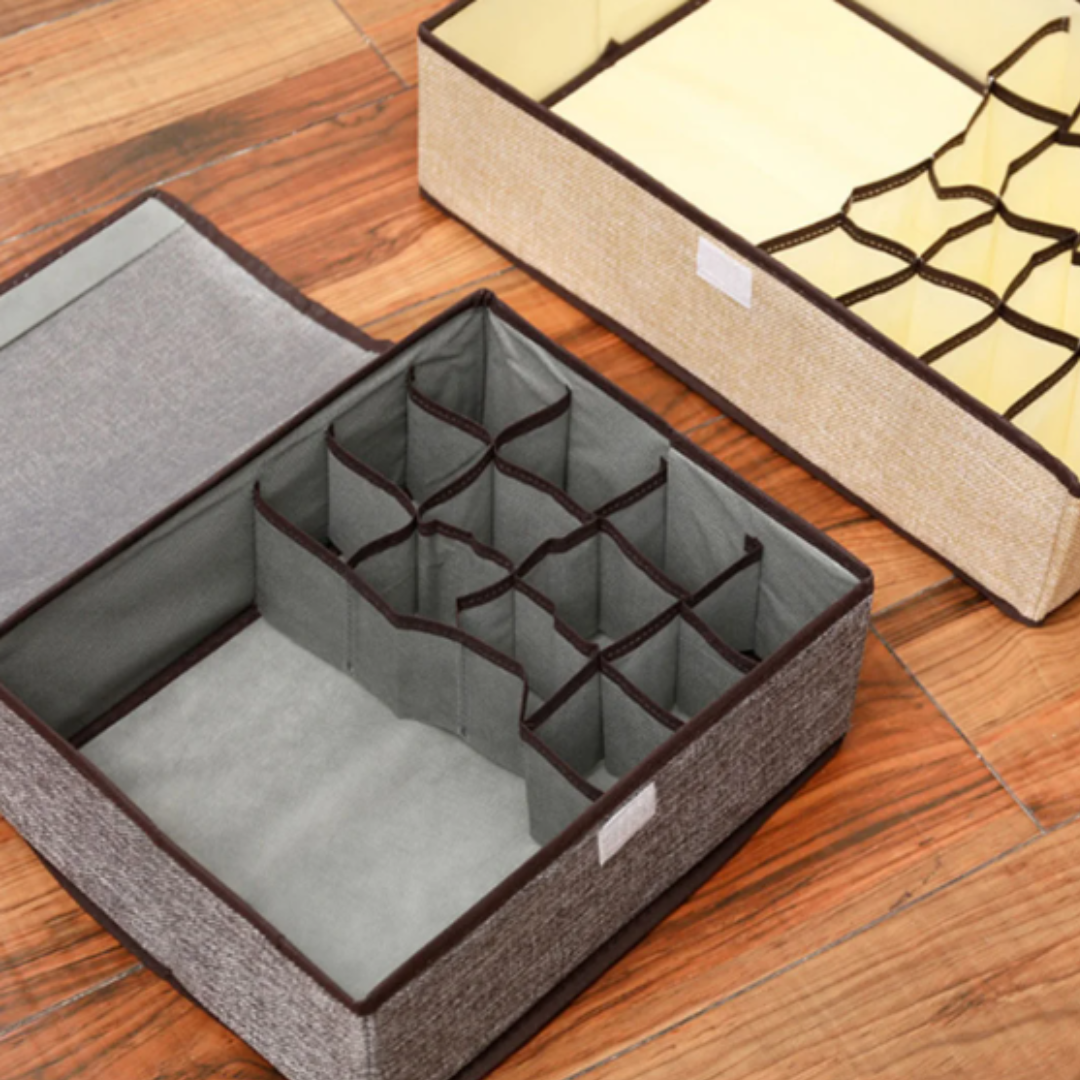 Caja Organizadora Para Ropa Interior 12+1 Compartimentos