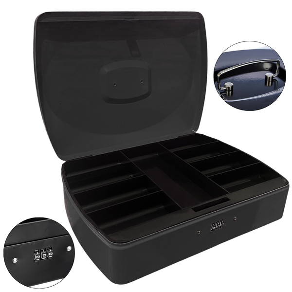 Caja Fuerte Dinero Metálica 33cm X 24cm Combinación Clave