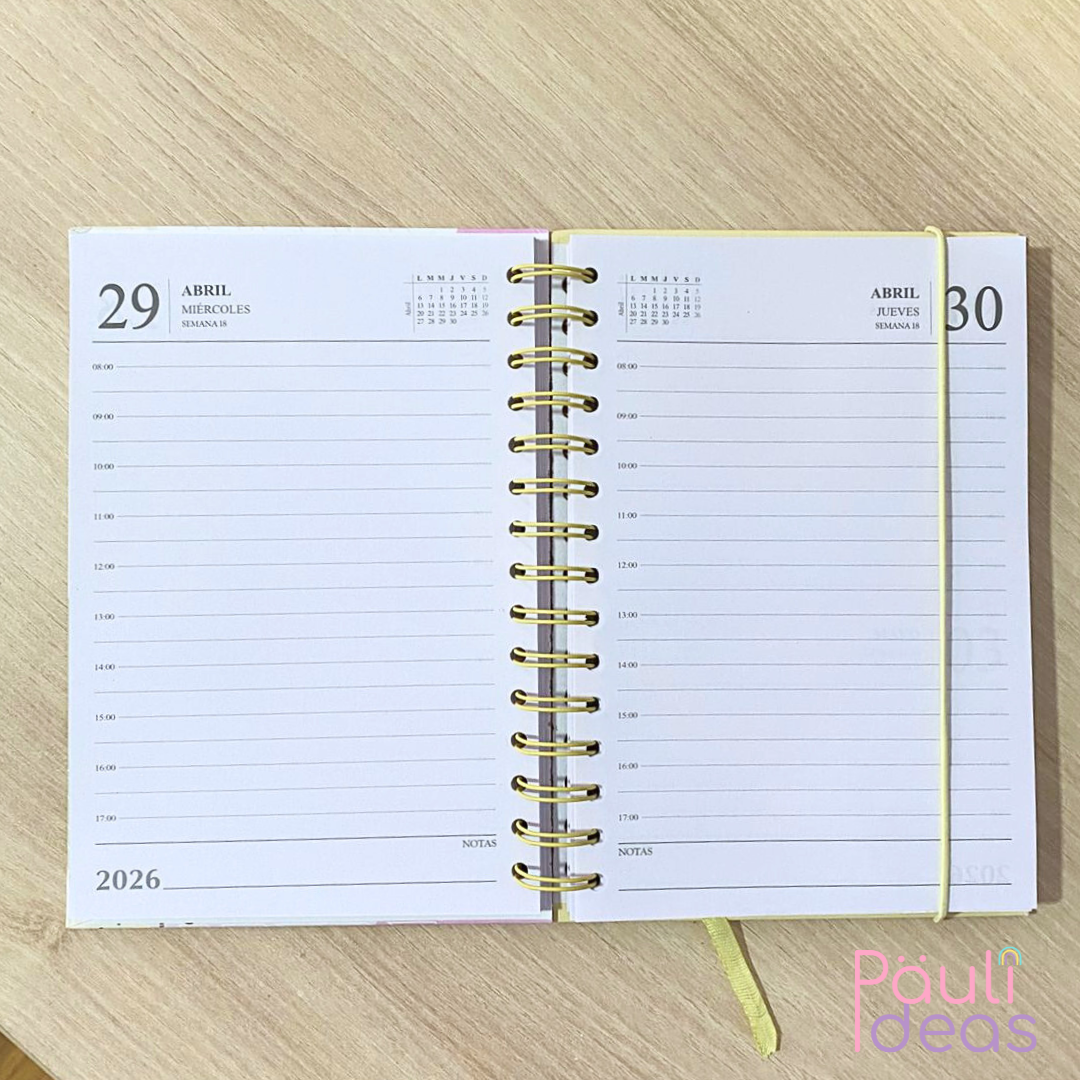 Agenda 2026 A5 21cm X 14,5cm Frases Motivacionales