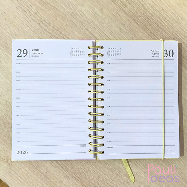 Agenda 2026 A5 21cm X 15,5cm Frases Motivacionales