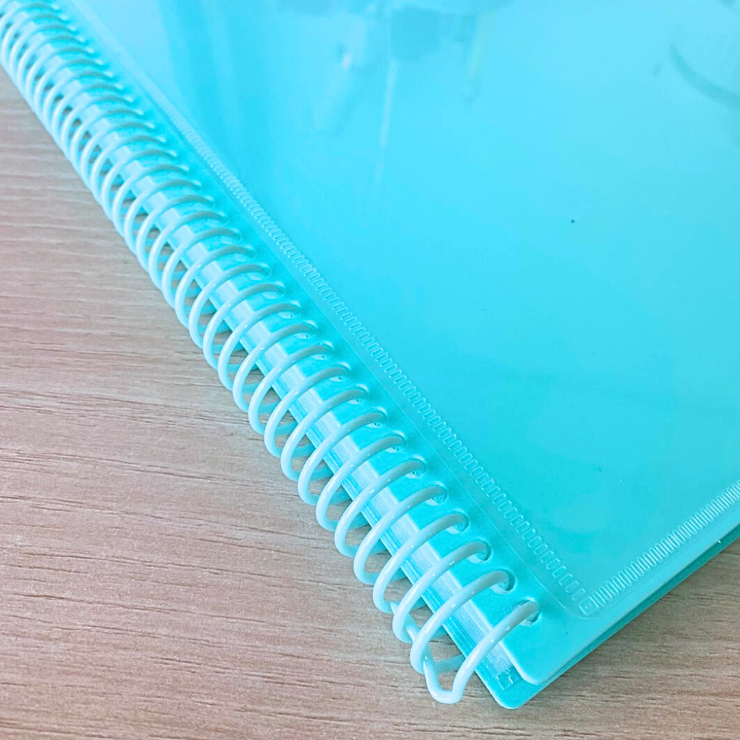 Carpeta Archivadora Anillada A4 Con 20 Fundas Transparentes