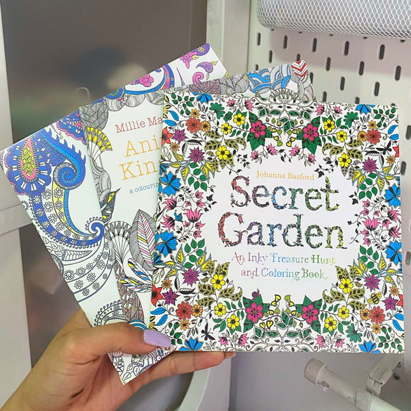 Mandalas 18 X18cm Para Colorear + Lápices Tiralínea 24 Color