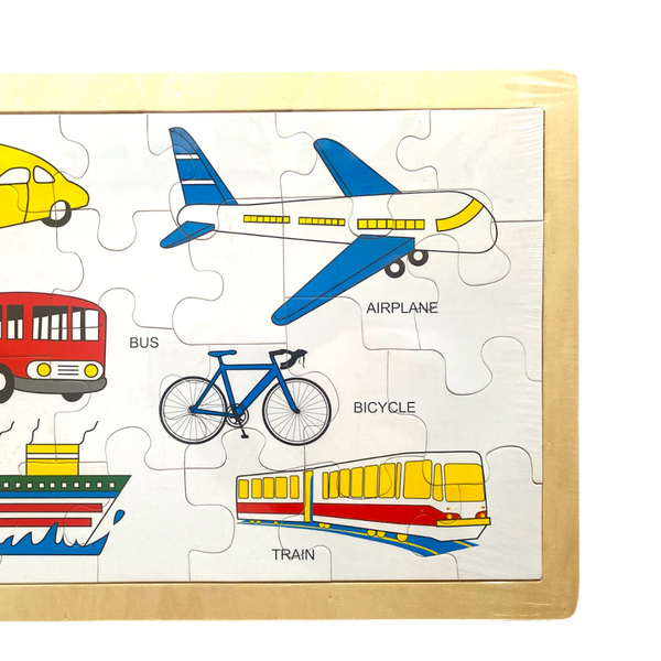 Rompecabezas Didáctico de Madera para Niños Puzzle Educativo