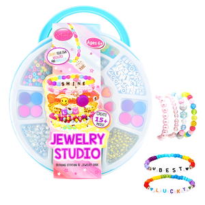 Kit Maleta Para Hacer Pulseras Y Collares Manualidades Niñas