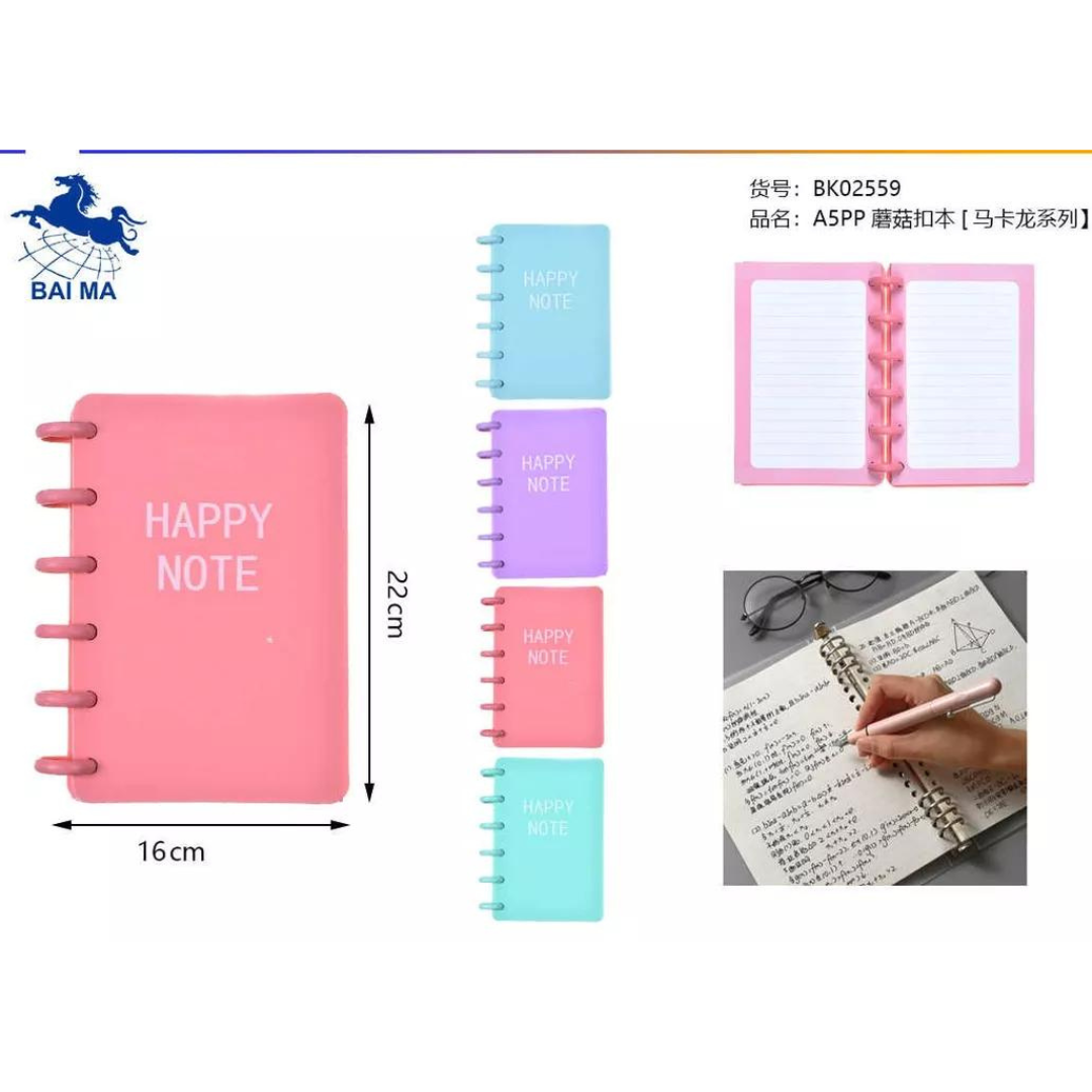 Libreta Cuaderno Notas Agenda B5 27 X 20 Cm Colores