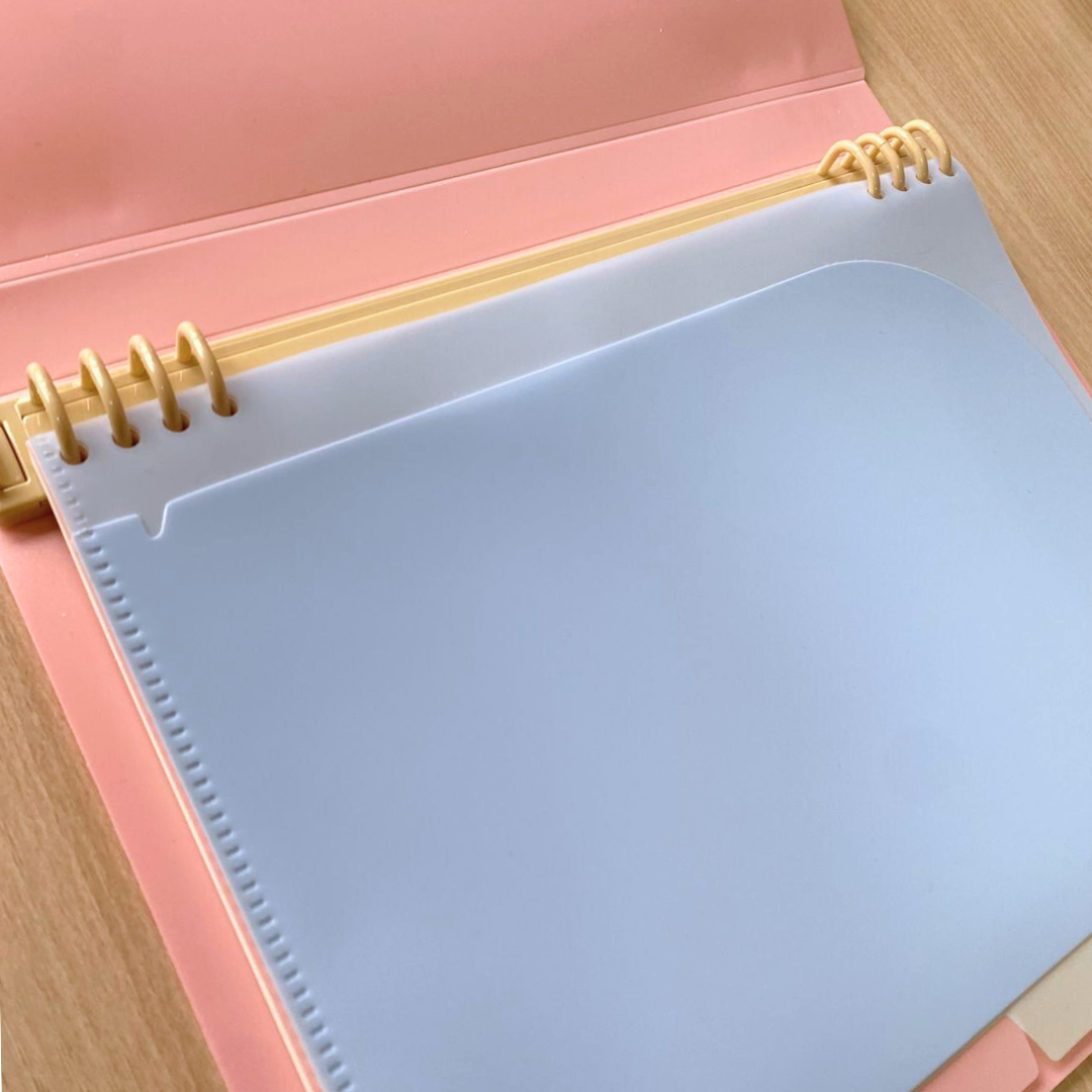 Libreta Anillada B5 Refill Carpeta Colores Pasteles