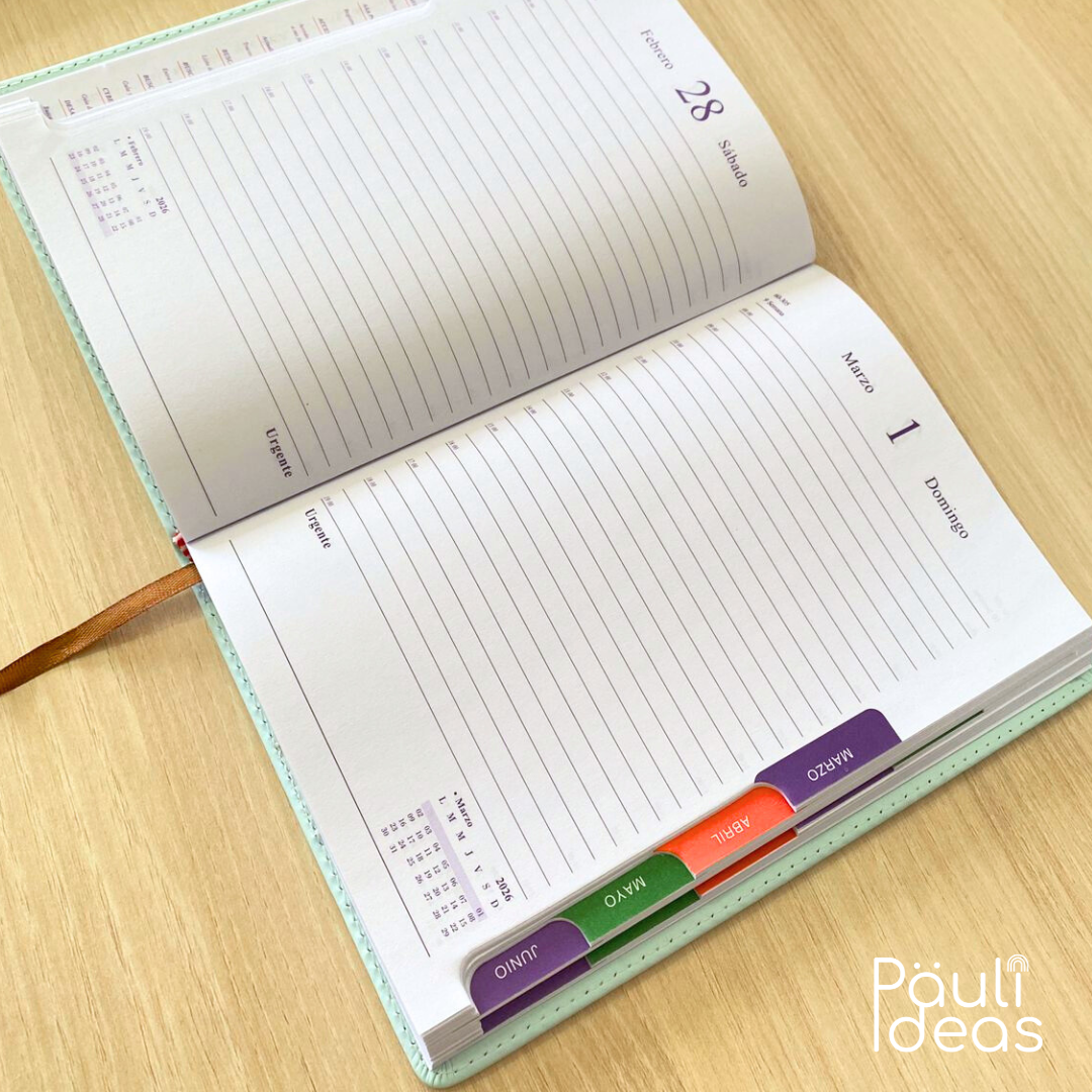 Agenda A5 Colores Pastel Diseño Kawaii 2026