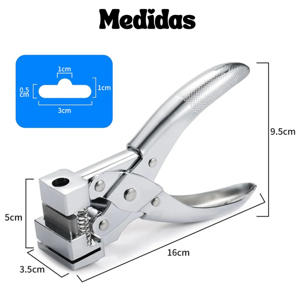 Perforadora Alicate Corte Para Ganchera Metálica