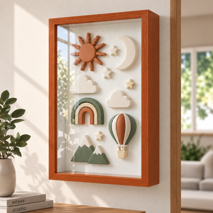 Marco Shadow Box Para Foto 30x40 Cm Profundidad 3 Cm Madera