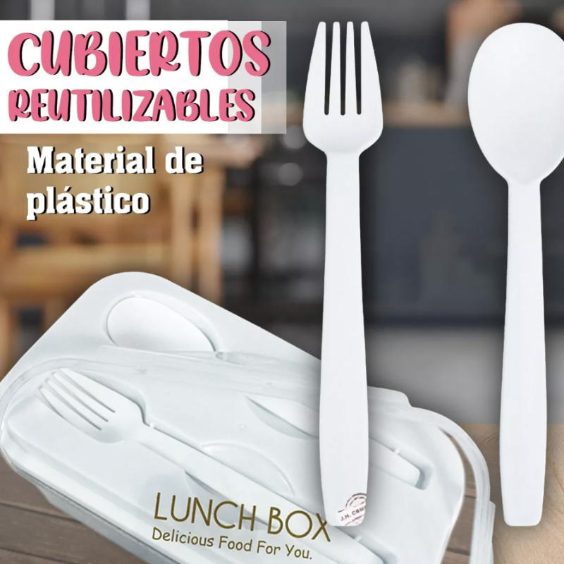 Lonchera Vianda Taper Tipo Bento Incluye Servicio