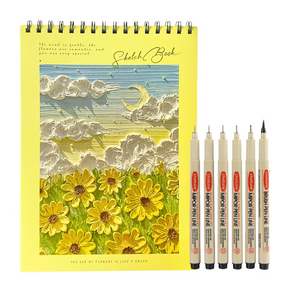 Croquera A4 Cuaderno Block De Dibujo + 6 Tiralíneas