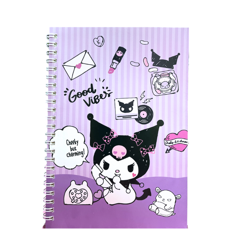 Libreta Anillada Kuromi Kawaii