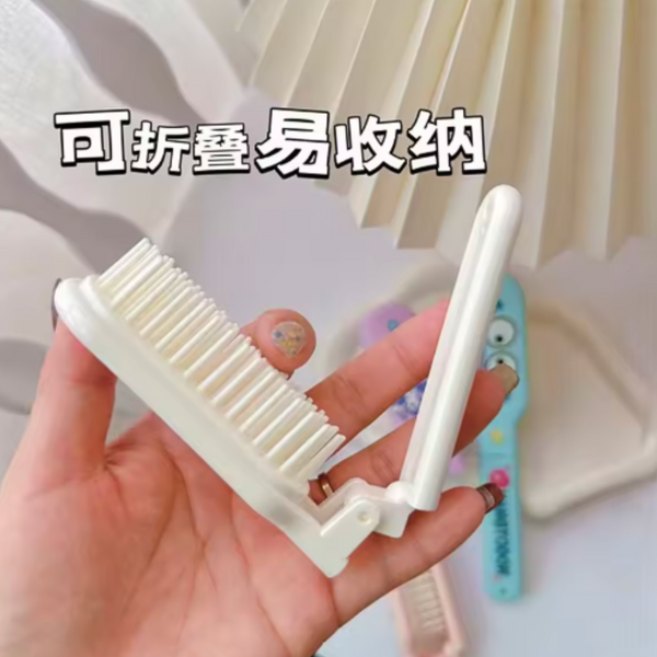 Cepillo De Pelo Bubu Plegable Kawaii Perfecto Para Viaje