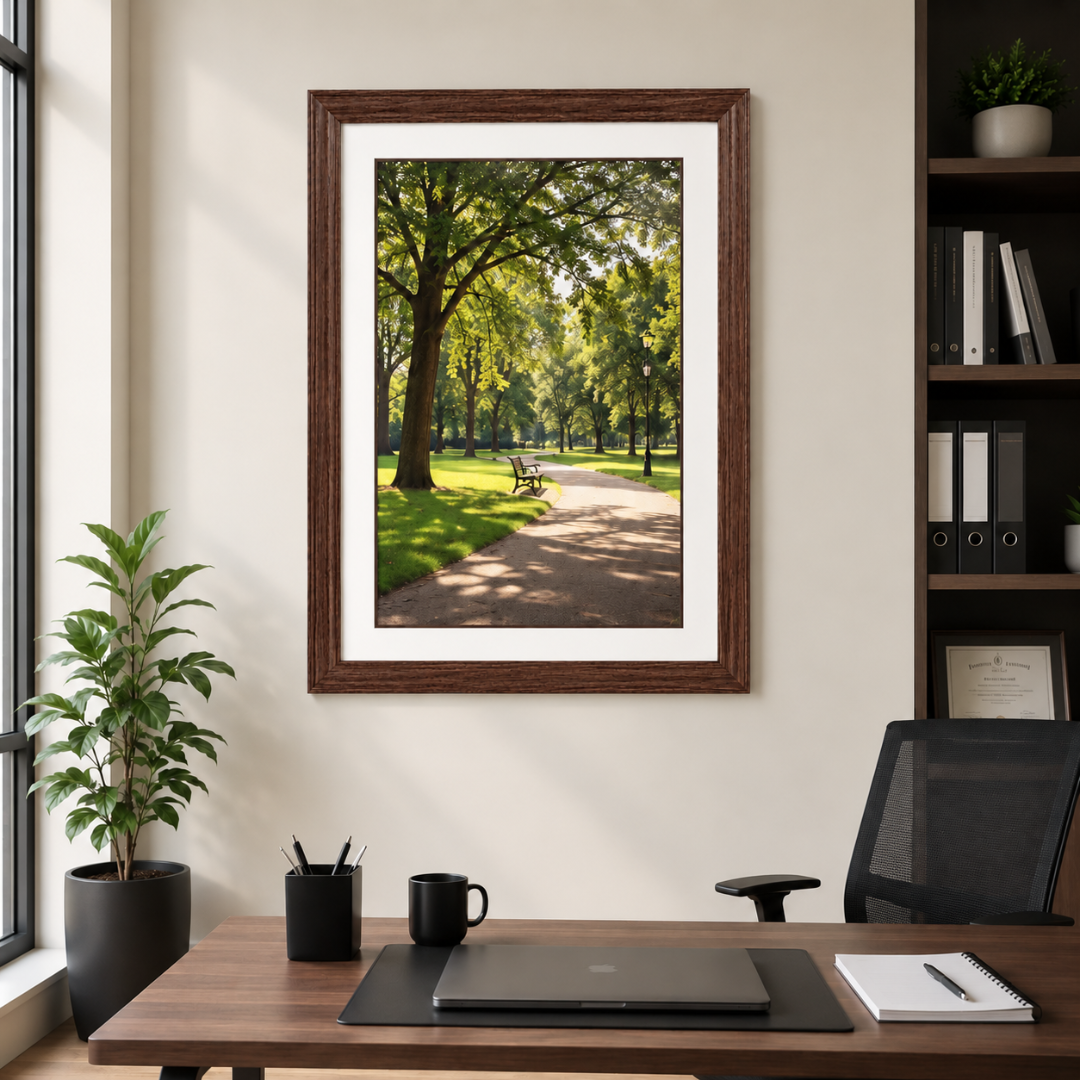 Marco Decorativo 40x50cm Cuadro Portarretrato Con Vidrio