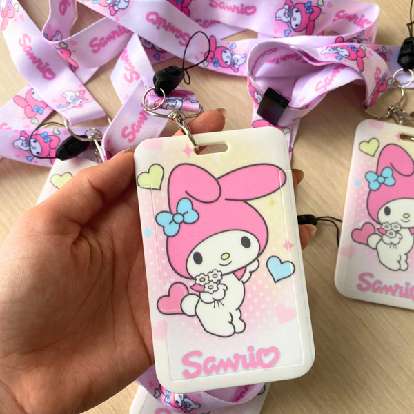 Lanyard Cinta Colgante + Portacredencial Tierno Kawaii