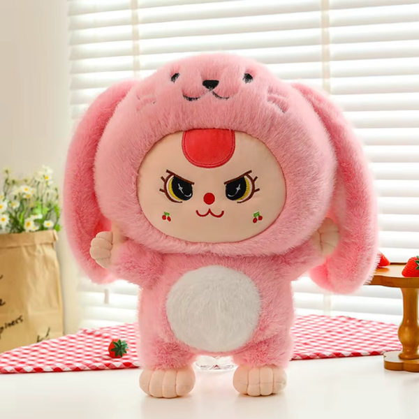 Peluche Baby Three Animalitos Con Disfraz Adorable 30 Cm