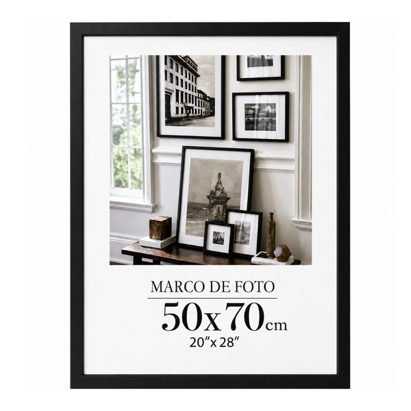 Marco Para Foto 50x70 Cm Cuadro Portarretrato Decorativo