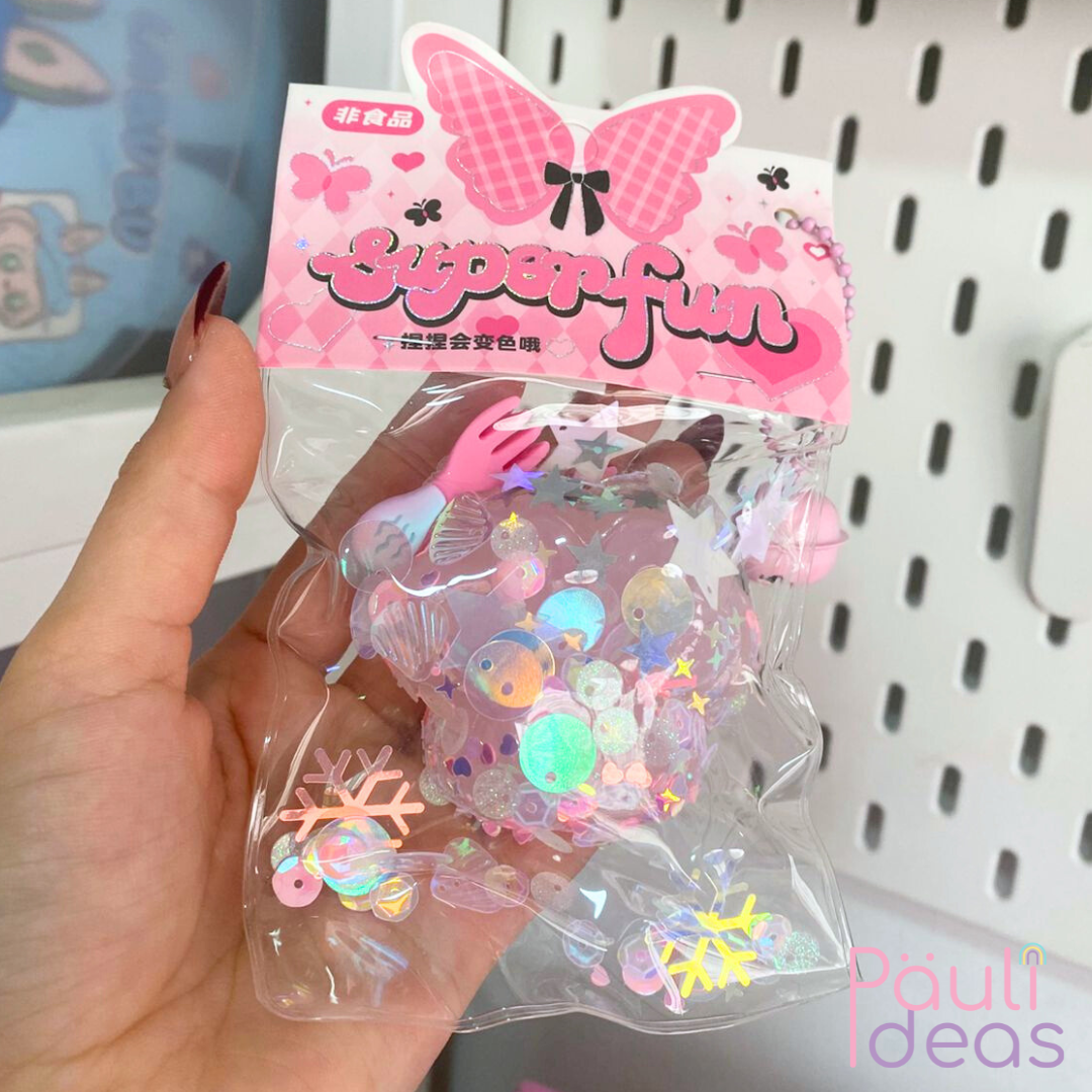 Squishy Patita De Gato Pegajosa Set De 2 Juguete Antiestrés