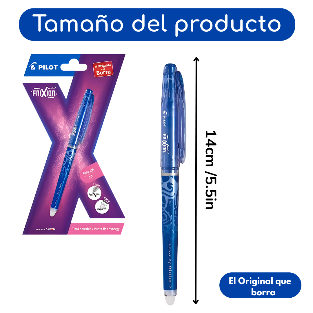 Lápiz Tinta Gel Borrable Pilot Frixion Ball 0.5 Mm Original