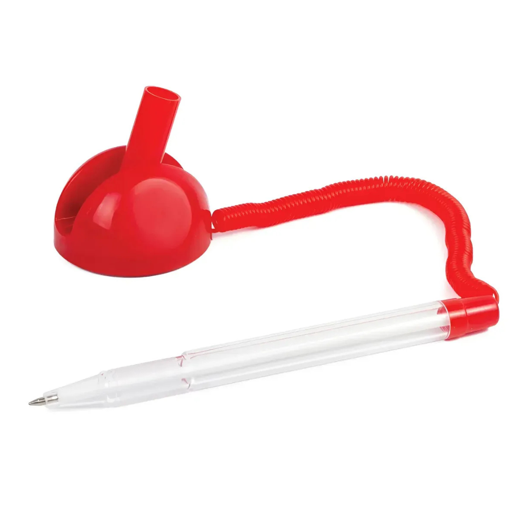 Pack De 4 Bolígrafos Con Base Adhesiva Para Escritorio
