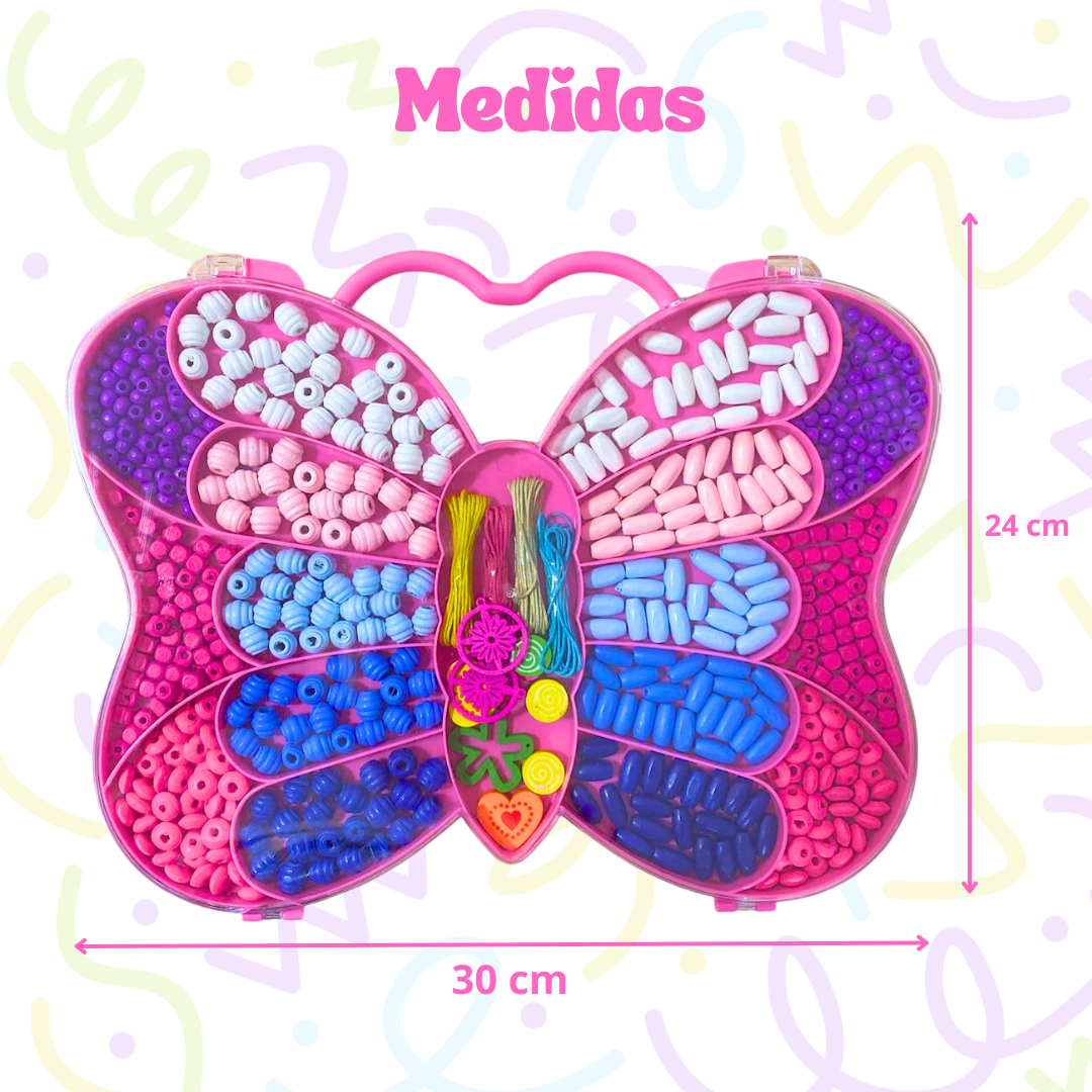 Juguete Kit Para Hacer Pulseras Y Collares Set Manualidades