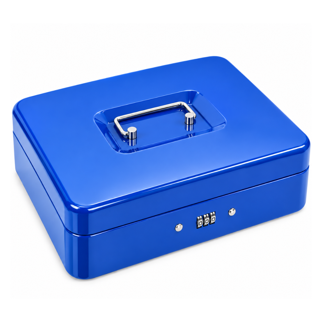 Caja Fuerte Dinero Metálica 30cm X 24cm Combinación Clave