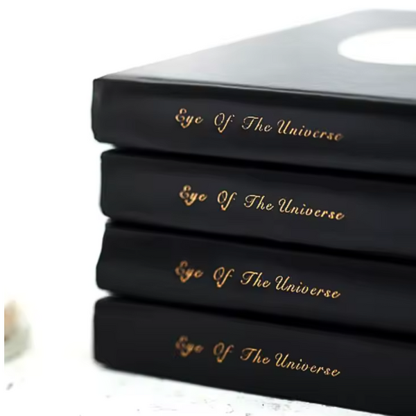 Cuaderno Hojas Negras + 12 Lápices Gel Colores Pasteles