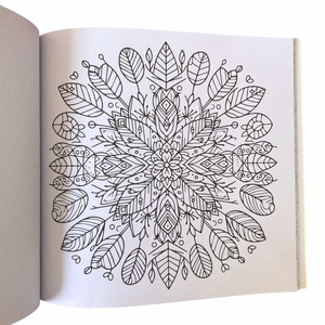 Libro Mándala Florales + 12 Plumones Doble Punta Fina/gruesa