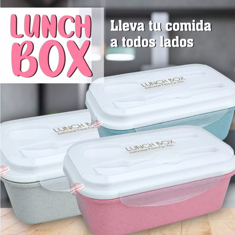 Lonchera Vianda Taper Tipo Bento Incluye Servicio