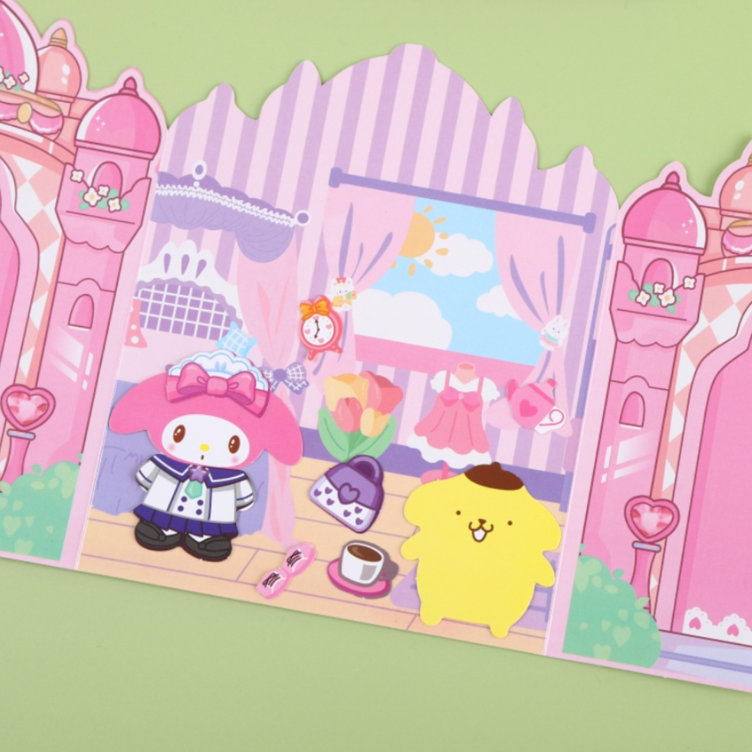 Set de Stickers y Accesorios De sanrio