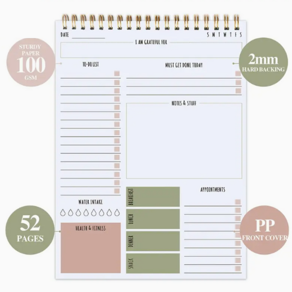 Libreta Lista De Tareas Y Organización To Do List
