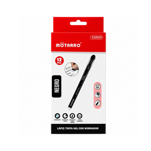 Caja 12 Lápices Tinta Gel 100% Borrable Cuaderno Inteligente