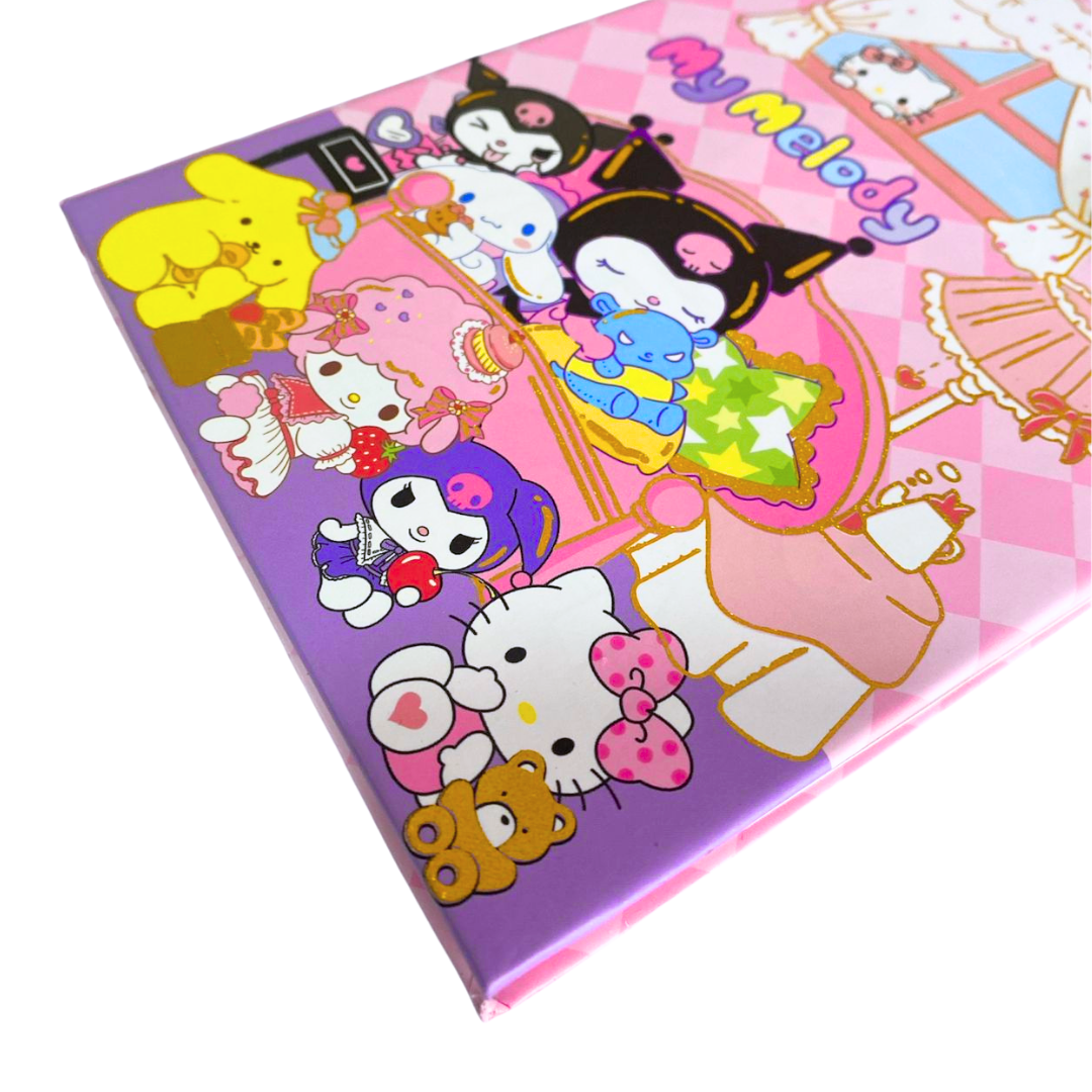 Set Agenda Libreta Kuromi + 1 Lápiz Multicolor Kawaii