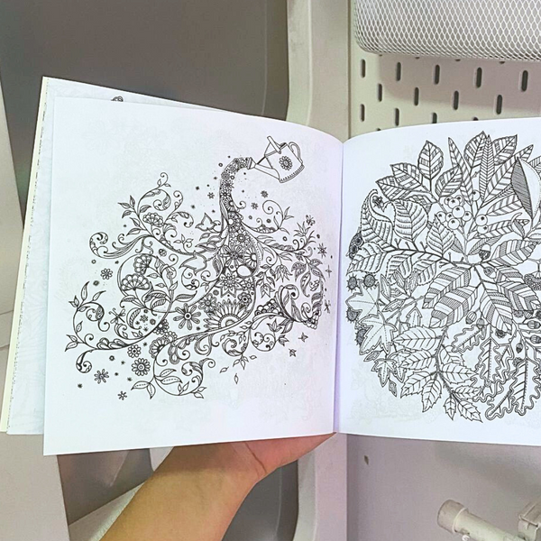 Mandalas 18 X18cm Para Colorear + Lápices Tiralínea 24 Color