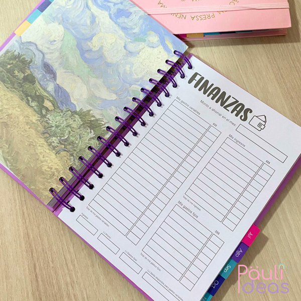 Agenda 2026 Planner Con Separadores Tamaño A5 21cm X 14,5cm