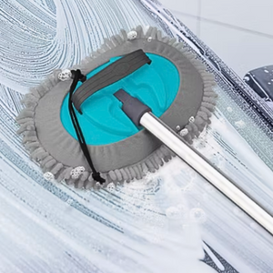 Trapero Microfibra Mopa Limpieza Mango Extensible Acero Inox