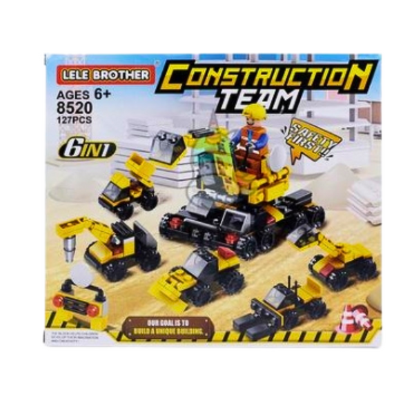 Bloques de Construcción 6 en 1 Compatible con Lego