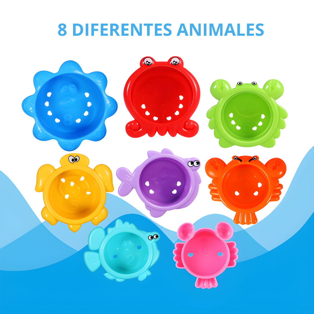 Torre Apilable Animalitos Para Bebés Juguete Didactico