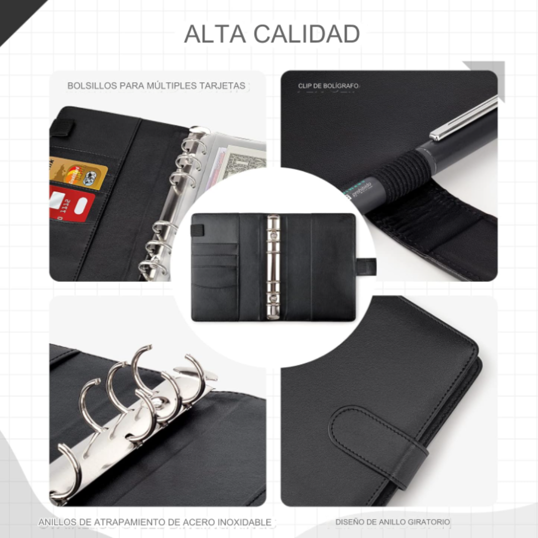 Budget Binder Carpeta Organizadora A6 De Dinero Para Ahorro