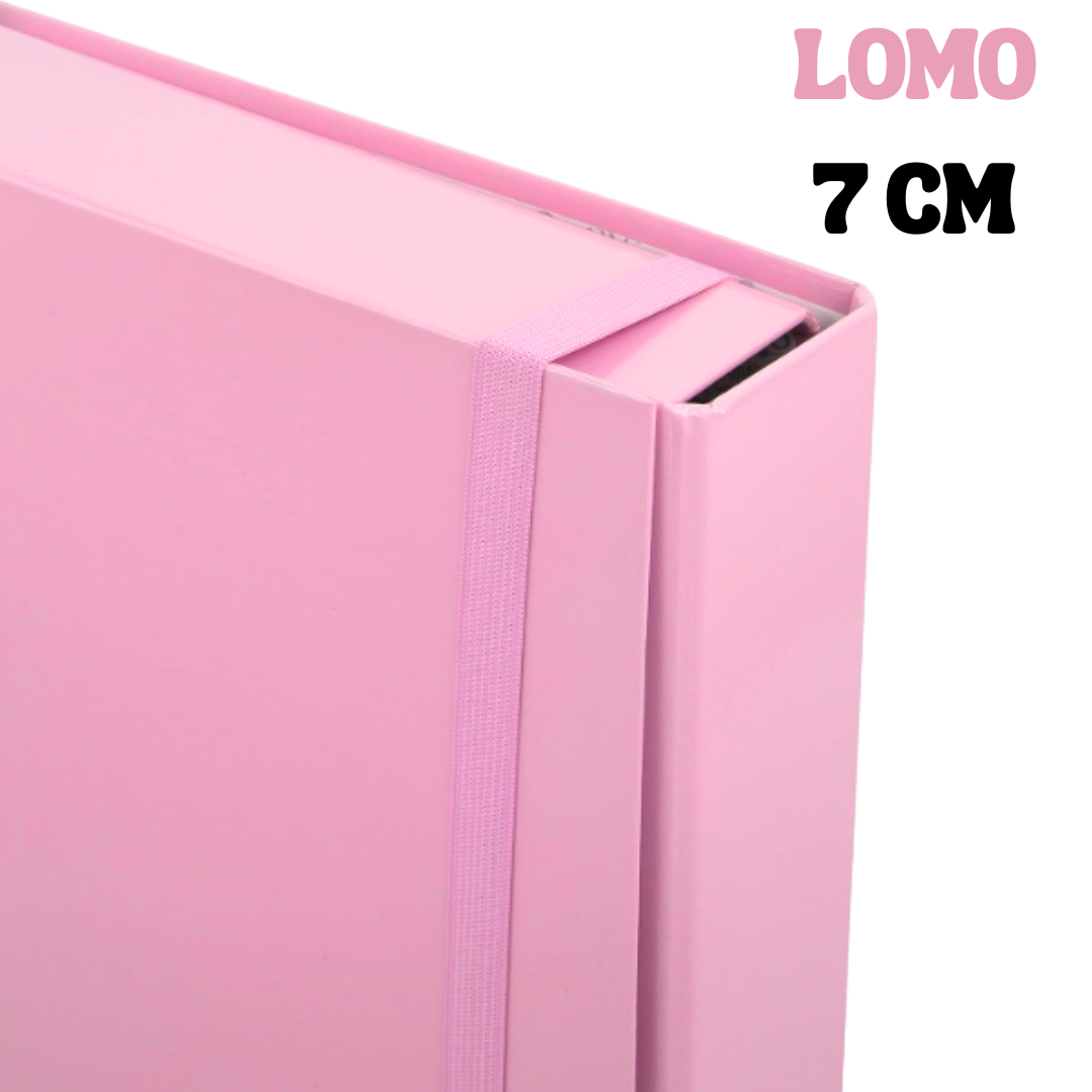 Carpeta Archivadora Porta Documentos Con Elástico Lomo 7cm