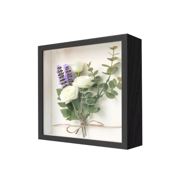 Marco Shadow Box Para Foto 20x20 Cm Profundidad 3 Cm Madera