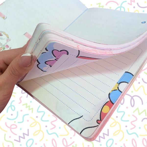 Cuaderno Diario De Vida Con Clave Kawaii