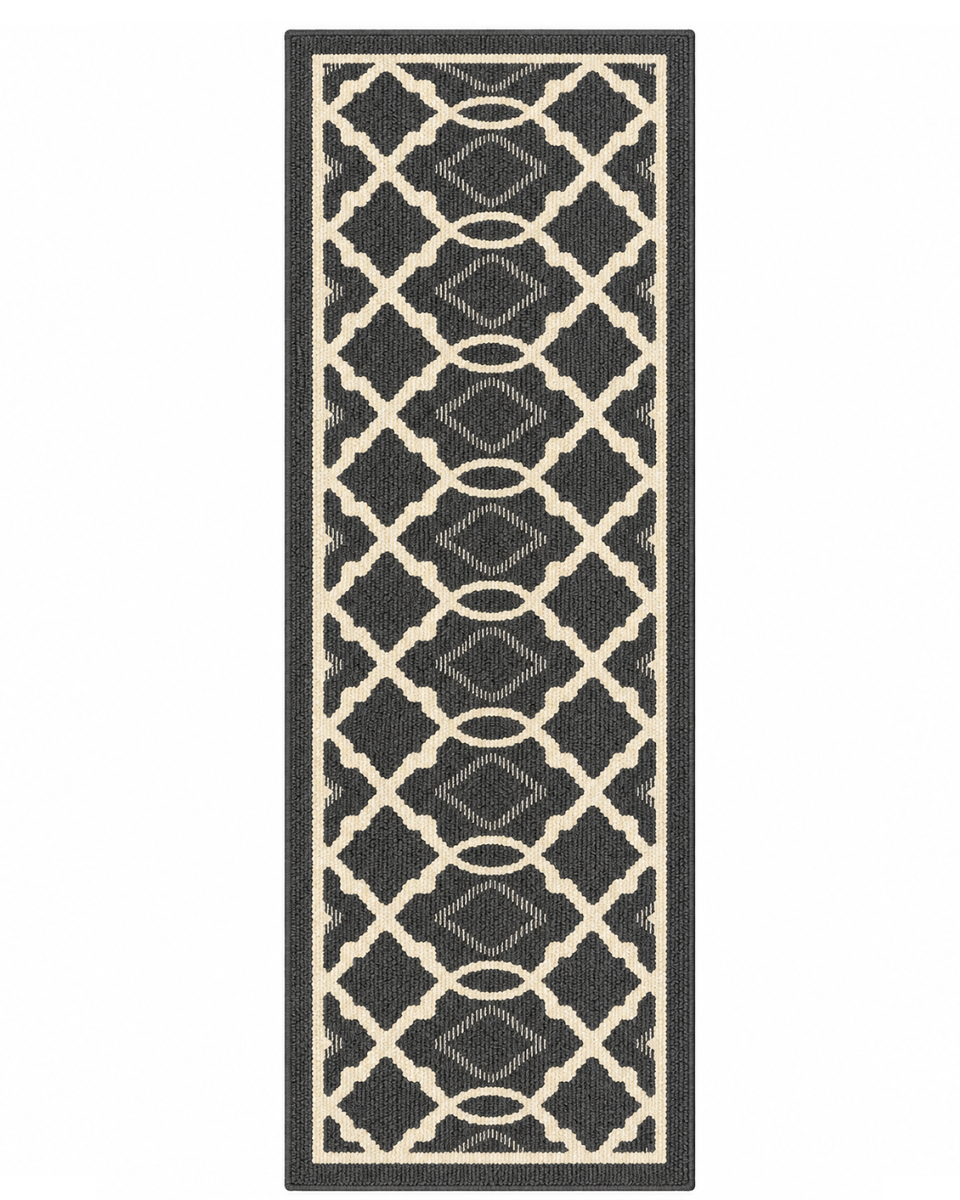 Alfombra Decorativa Antideslizante 180x60Cm Para Pasillo
