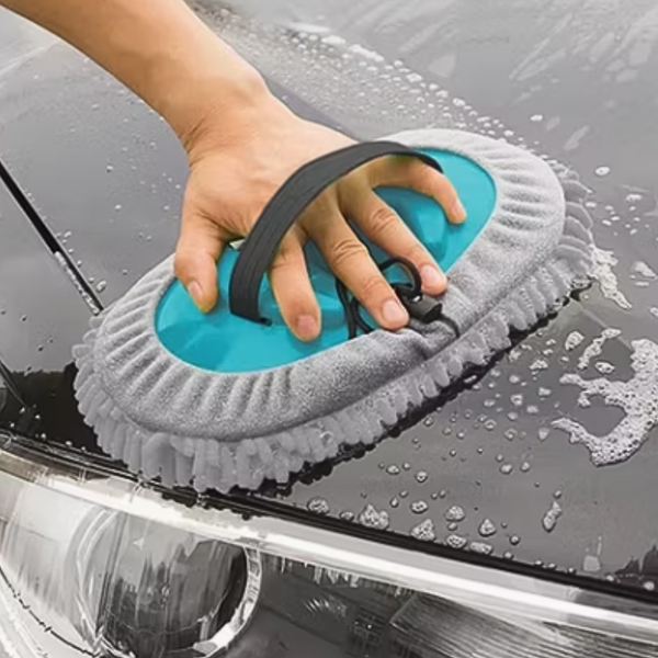 Trapero Microfibra Mopa Limpieza Mango Extensible Acero Inox