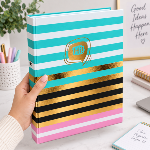 Archivador A4 Binder Carpeta Organizadora De 2 Anillos